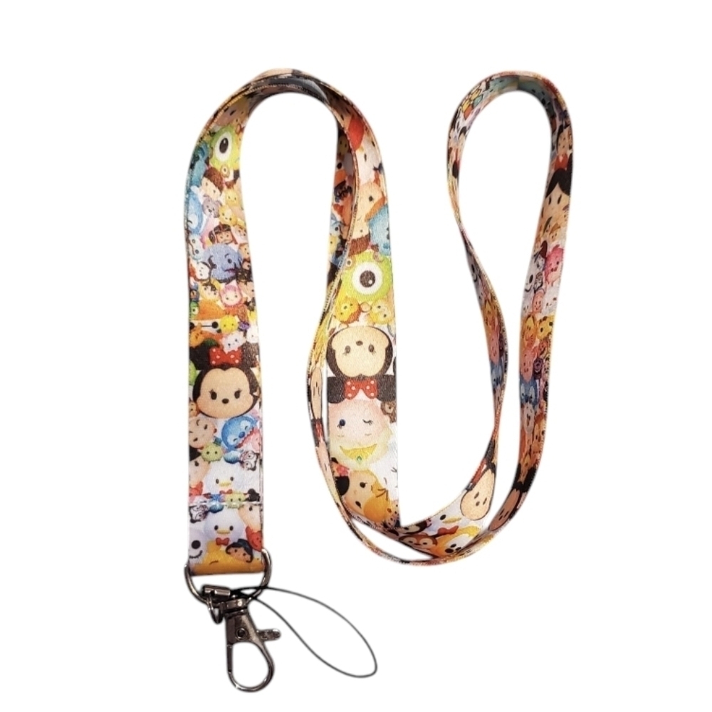 New Disney Tsum Tsum Characters Pins Lanyard Kids Adults Disney Parks